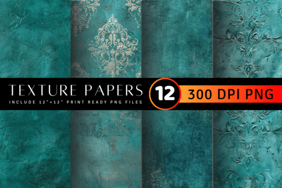 Download Luxury Teal Texture Digital Paper - Texture Collection