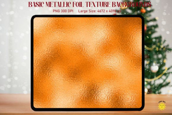 Download Shiny Orange Metallic Foil Texture - Texture Collection