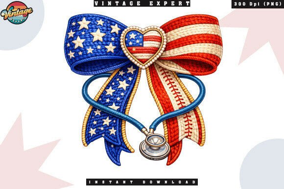 Download Nurse Bow Crochet Yarn Faux USA PNG - Crochet yarn faux Collection