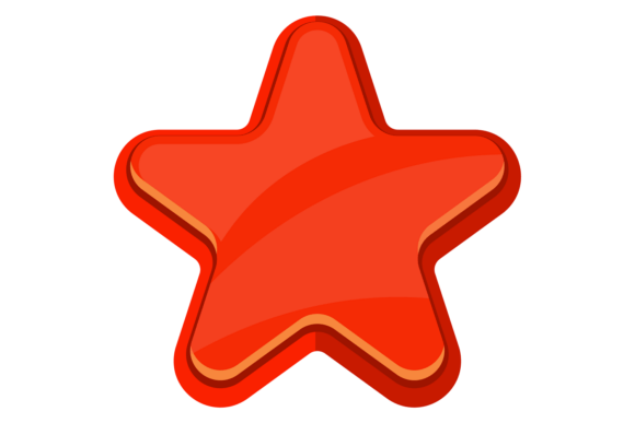 Download A Red Star with a Shiny Surface - Shiny surface Collection