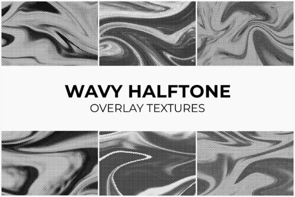 Download Wavy Halftone Overlay Textures - Texture Collection