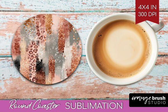 Download Rose Gold Texture Round Coaster PNG - Texture Collection