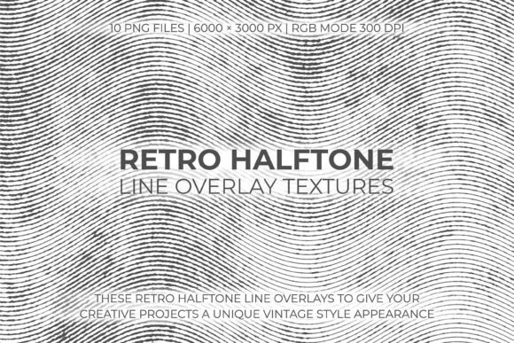 Download Retro Halftone Line Overlay Textures - Texture Collection