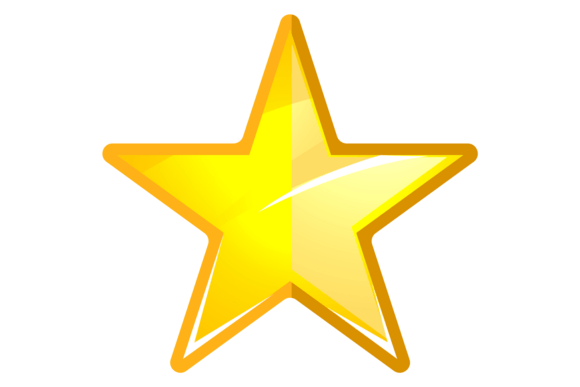 Download A Yellow Star with a Shiny Surface - Shiny surface Collection
