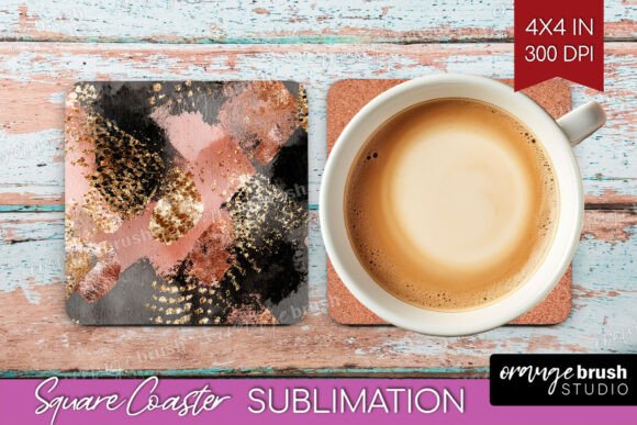 Download Rose Gold Texture Square Coaster PNG - Texture Collection
