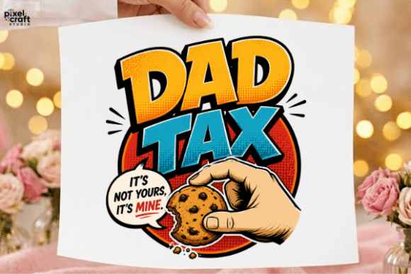 Download Retro Dad Tax Cookie PNG - Retro Collection