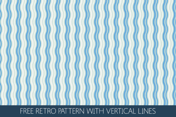 Download Free Retro Pattern with Vertical Lines - Retro Collection