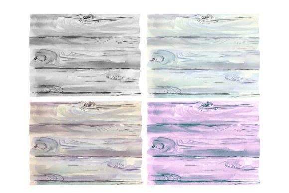 Download Watercolor Texture of Light Wood - Texture Collection
