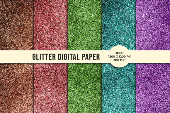Download Metallic Glitter Digital Paper Texture - Texture Collection