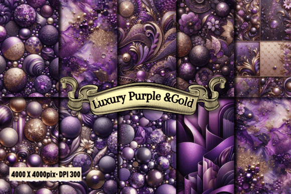 Download Luxury Purple Textures Digital Paper - Texture Collection