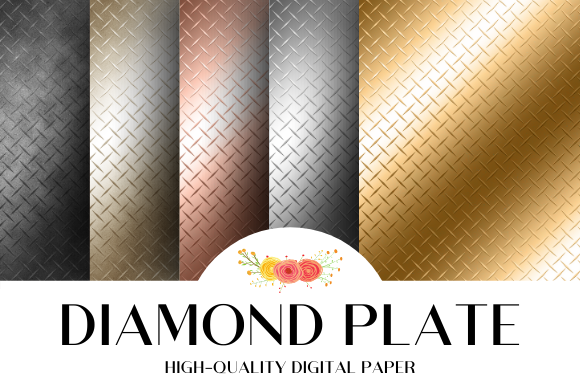 Download Diamond Plate Metallic Glossy Texture - Texture Collection