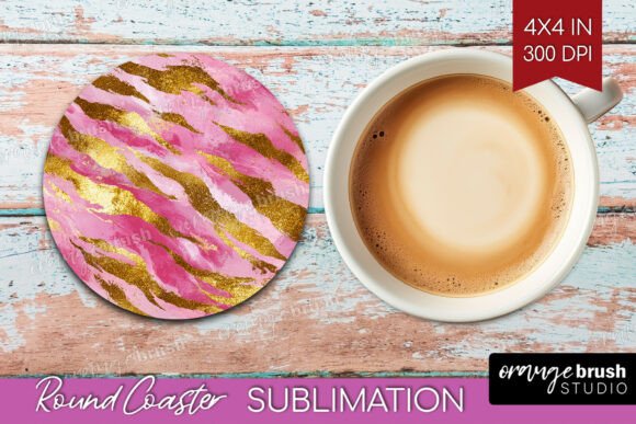 Download Rose Gold Texture Round Coaster PNG - Texture Collection