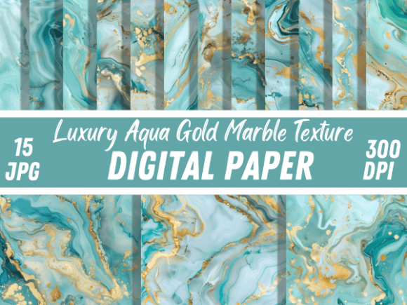 Download Aqua Gold Marble Texture Backgrounds - Texture Collection