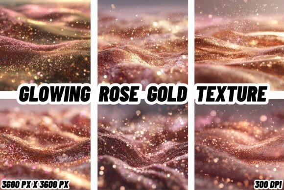 Download Glowing Rose Gold Texture - Texture Collection