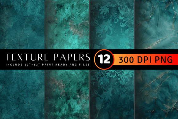 Download Luxury Teal Texture Digital Paper - Texture Collection