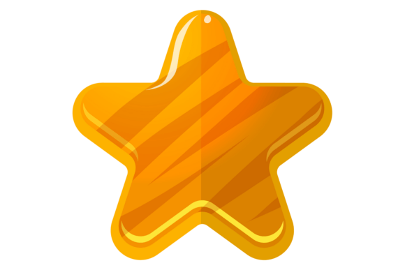 Download A Yellow Star with a Shiny Surface - Shiny surface Collection