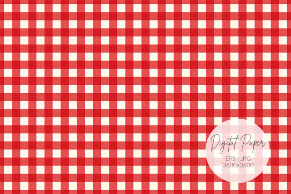 Download Red Gingham Seamless Pattern - Gingham Collection