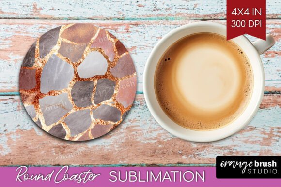 Download Rose Gold Texture Round Coaster PNG - Texture Collection