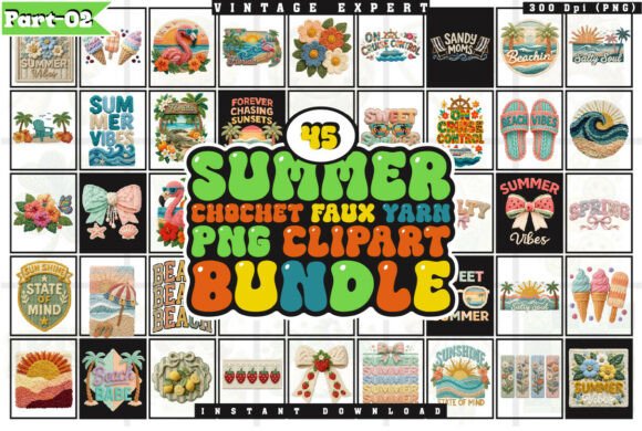 Download Summer Crochet Yarn Faux PNG Bundle - Crochet yarn faux Collection