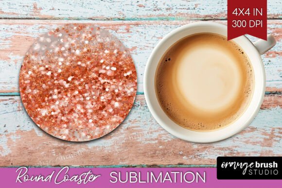 Download Rose Gold Texture Round Coaster PNG - Texture Collection