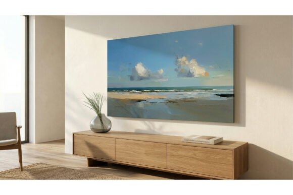 Download Textured Impasto Beach Seascape Art - Texture Collection