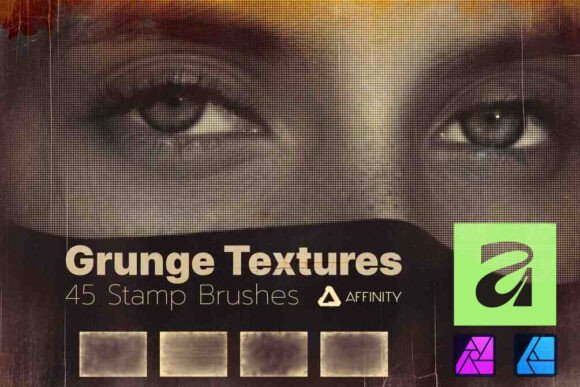 Download Affinity Brushes | Grunge Texture Stamps - Texture Collection