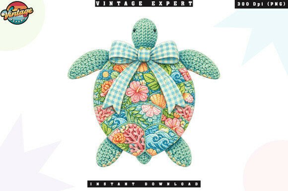 Download Turtle Cute Bow Crochet Yarn Faux PNG - Crochet yarn faux Collection